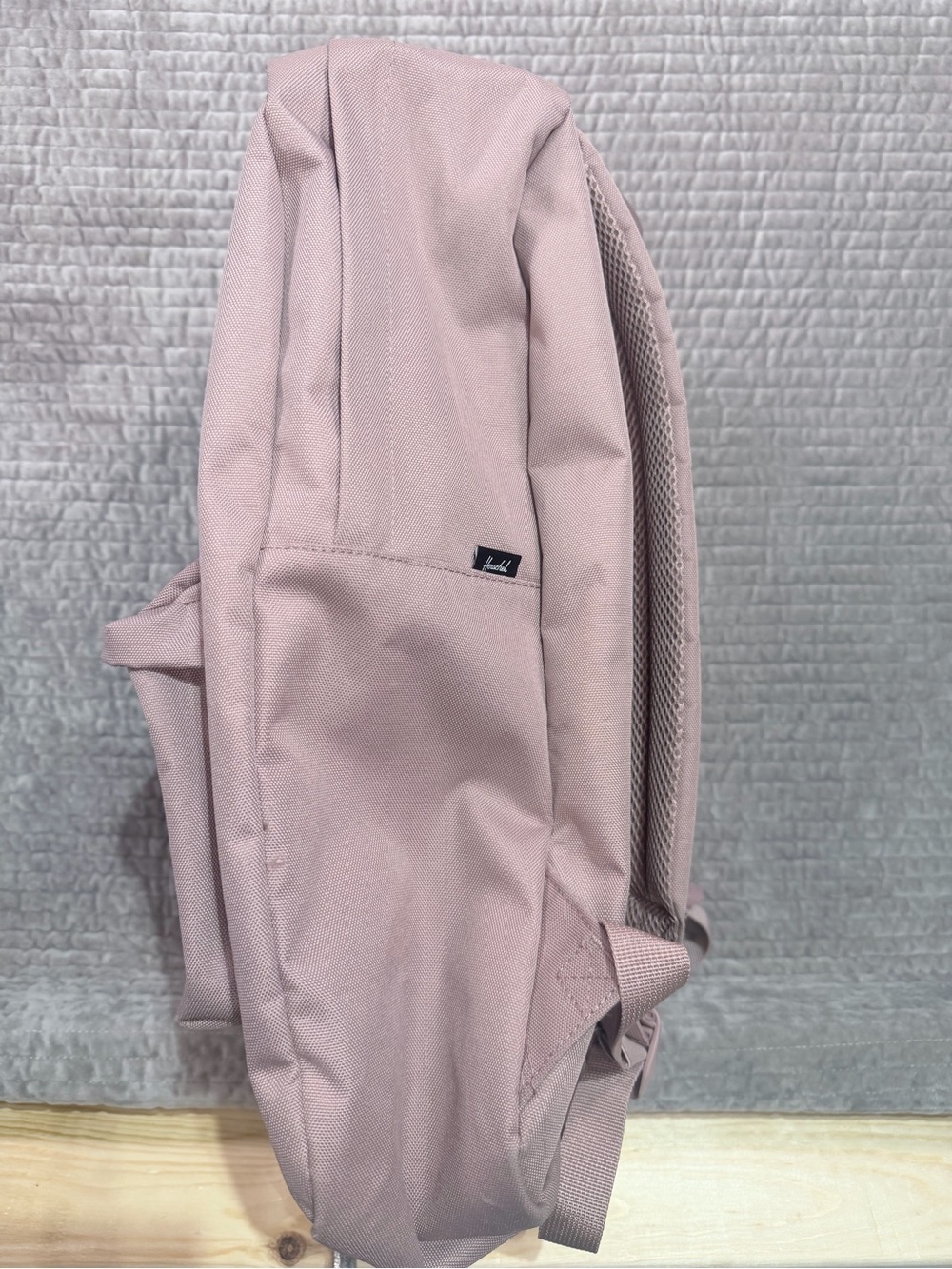 HERSCHEL Classic Backpack Dusty Pink Mauve School Travel Padded Straps - Picture 4 of 10